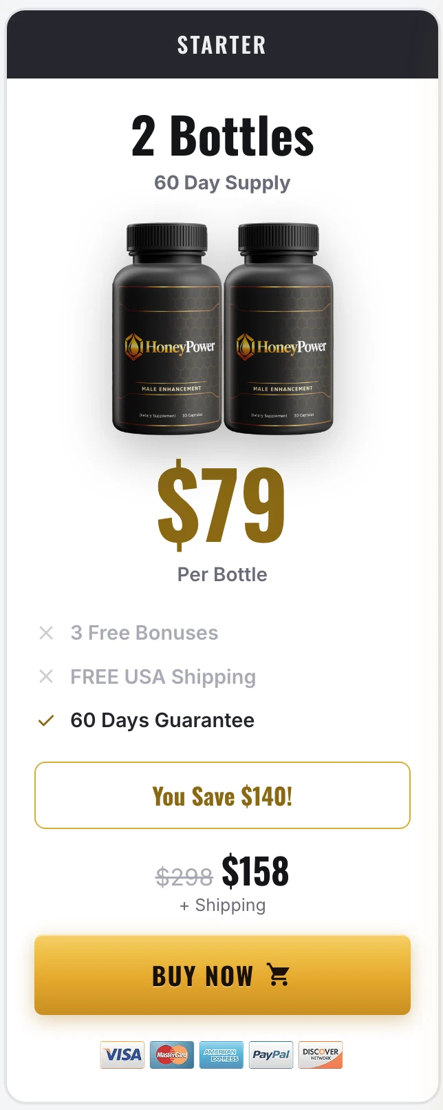 HoneyPower 2 bottles